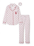 Pyjama Satin Cœur Rouge