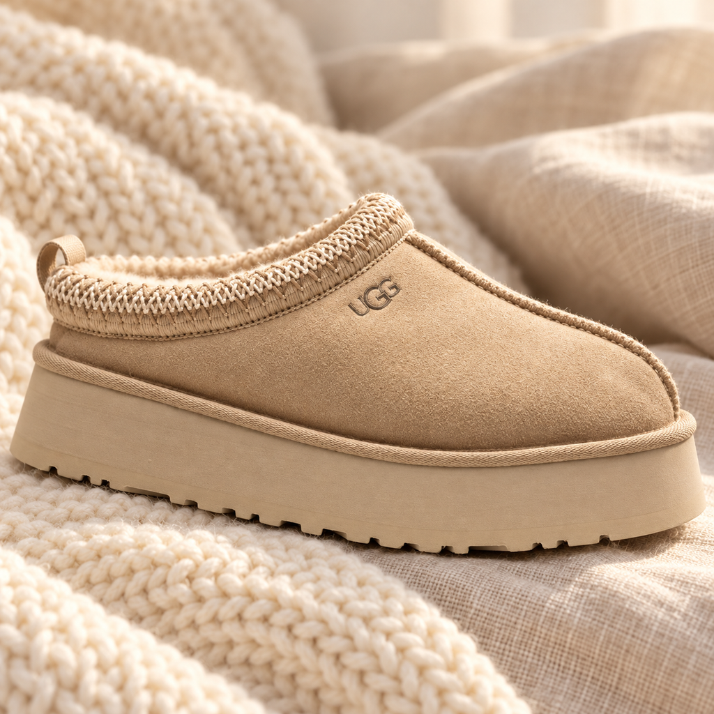Sabot UGG Tazz à plateforme – Beige