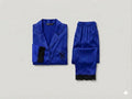 Pyjama Satin Bleu Roi