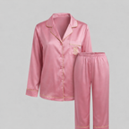 Pyjama Satin Rose Clair