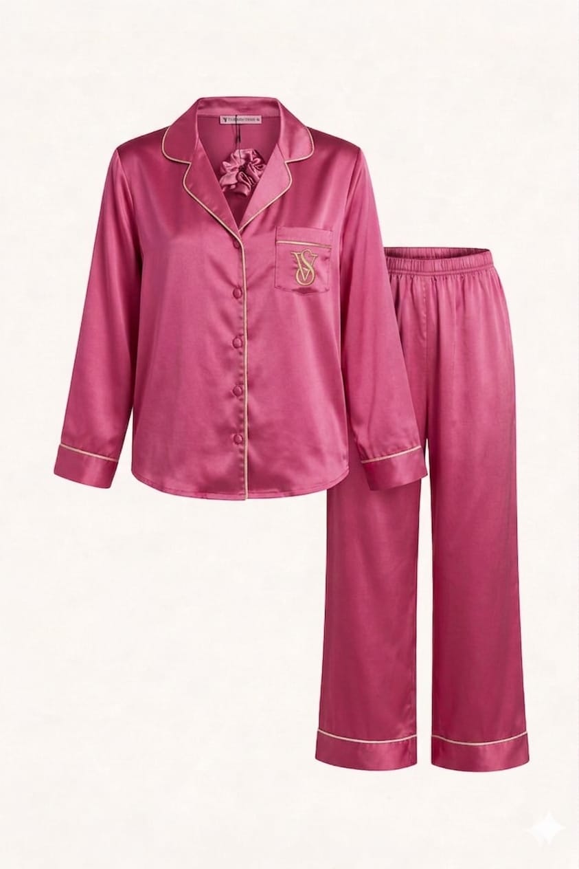 Pyjama Satin Rose