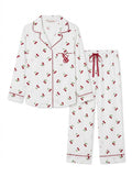 Pyjama Satin Cerise