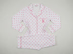 Pyjama Satin cœur Rose
