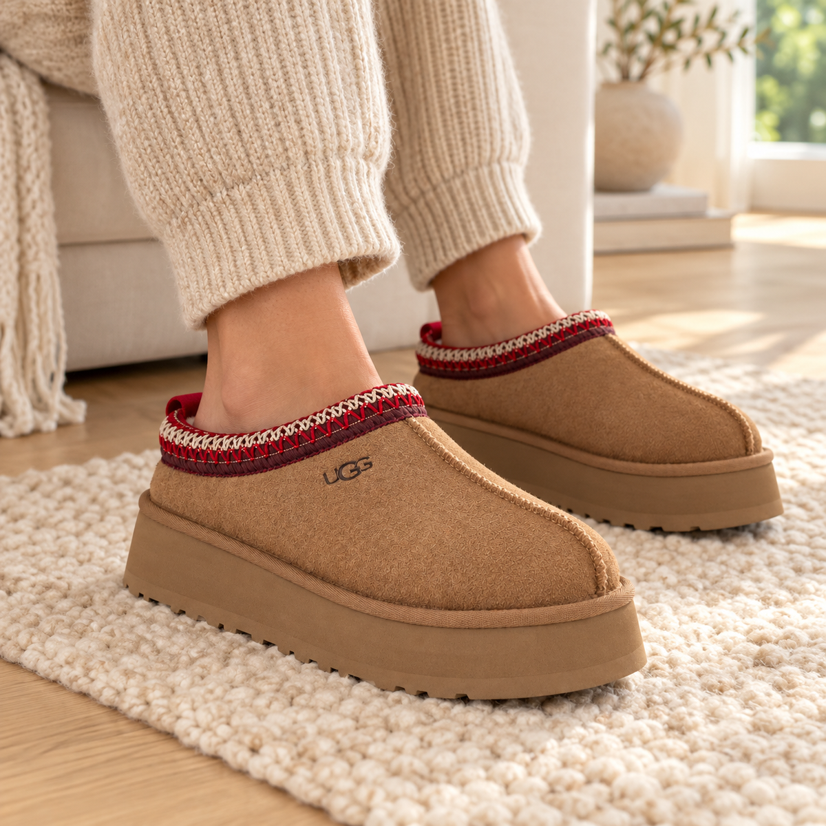 Sabot UGG Tazz à plateforme – Camel