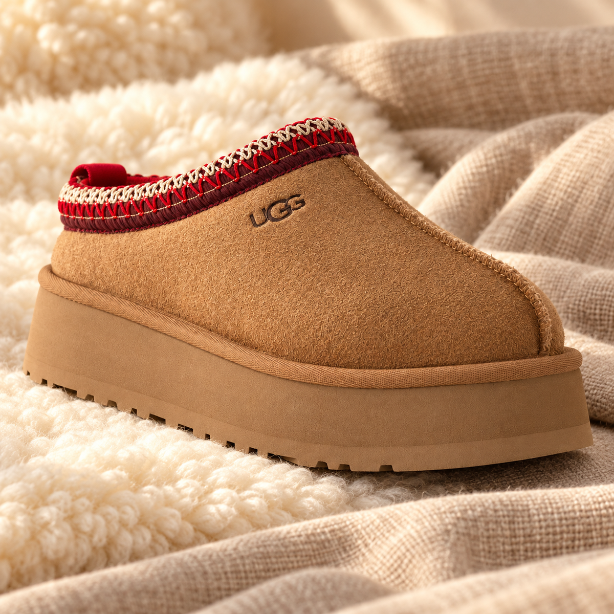 Sabot UGG Tazz à plateforme – Camel