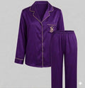 Pyjama Satin Mauve Foncé